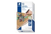 Utensilien zum Schreiben und Zeichnen - Staedtler Acrylic marker Lumocolor.10 pcs silver - 349-81