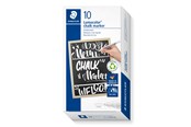 Utensilien zum Schreiben und Zeichnen - Staedtler Chalk marker Lumocolor white 10 pcs - 344-0