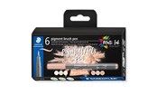 Utensilien zum Schreiben und Zeichnen - Staedtler pigment brush pen Beiges&Neutr 6pcs - 371 C6-6