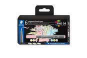 Utensilien zum Schreiben und Zeichnen - Staedtler pigment brush pen Pastel Colou 6pcs - 371 C6-10