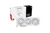 Grafikkarte - PowerColor Radeon RX 9070 XT Hellhound Spectral White - 16GB GDDR6 RAM - Grafikkarte - RX9070XT 16G-L/OC/WHITE