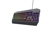 Tastaturen - Trust GXT 836 Evocx Illuminated Gaming Keyboard - Black (Nordic) - Gaming Tastaturen - Niederländisch - Schwarz - 24997