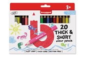 Utensilien zum Schreiben und Zeichnen - Bruynzeel Kids Short Thick Colored Pencils 20 pcs. - 60112020