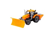 Spielzeugauto - Cavallino Toys Cavallino Tractor with Snow Plow Yellow Scale 1:32 - 1234FM04