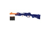 Spielzeugwaffen - Toi-Toys - Police Rifle Blue with 6 Foam Arrows - 32587B
