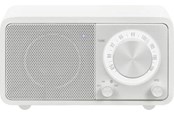 DAB, Netzwerk und Radiowecker - Sangean Genuine Mini WR-7 FM Radio Matt White - FM - A500410