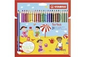 Utensilien zum Schreiben und Zeichnen - STABILO Trio Thick - Thick Triangular Colored Pencil - Set 24 pcs. - 203/24-01
