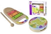 Holzspielzeug - Eichhorn  Music Set Drum and Xylo - 100003490