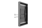 Wandhalterungen, AV-Halterungen & AV-Möbel - Multibrackets M Pro Series enclosure - for digital signage LCD panel - medium - black RAL 9005 - Max 30 kg - recommended for 50" - 7350022732759