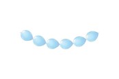 Spielzeug - Folat BV Light Blue Knot Balloons 8 pcs. - 08460
