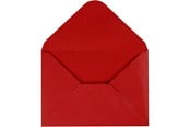 Briefumschläge und Versandkartons - Creativ Company - Envelope Red 11.5x15cm 10 pcs. - 217013
