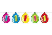 Spielzeug - Folat BV - Bunting Balloons 1 year 10mtr. - 65501