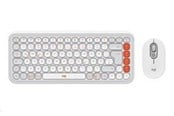 Tastaturen - Logitech POP Icon Combo - Tastatur & Maus Set - Universal - Weiss - 920-013141