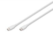 USB Kabel - DIGITUS - USB-C cable - 24 pin USB-C to 24 pin USB-C - 50 cm - AK-300341-005-W