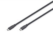 USB Kabel - DIGITUS - USB-C cable - 24 pin USB-C to 24 pin USB-C - 1 m - AK-300344-020-S