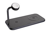 Handys - Adapter und Ladegeräte - ZENS Dual+Watch Aluminium Magnetic Wireless Charger Black - ZEDC05BM/00