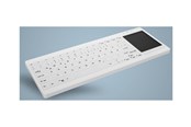 Tastaturen - Cherry Active Key AK-C4412F - keyboard - medical mini - with touchpad - QWERTY - Pan Nordic - white Input Device - Tastaturen - Nordisch - Weiss - AK-C4412F-GUS-W/NOR