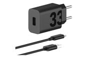 Handys - Adapter und Ladegeräte - Motorola TurboPower 33W Power Adapter - Black (Incl. USB-A -> USB-C cable) - PG38C06448