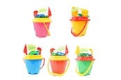 Spiele im Freien - Happy Summer Beach Bucket Set 6 pcs - assorted - 303002