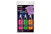 Kreativ-Spiele - Haza Witbaard Textile paint Neon 3x30ml - Orange Green Pink - M38583