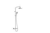 Dusch- und Montagezubehör - Hansgrohe Vernis Blend showerpipe with thermostatic mixer, Ø200mm head shower, chrome - 26276000