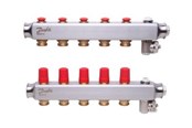 Fußbodenheizung - Danfoss floor heating manifold 5+5 SSM - 088U0805