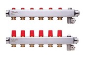 Fußbodenheizung - Danfoss floor heating manifold 6+6 SSM - 088U0806