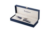 Utensilien zum Schreiben und Zeichnen - Waterman Hemisphere Ballpoint pen Blue Lacquer with Palladium trim Medium tip Blue Ink Gift Box - 2214206