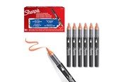 Utensilien zum Schreiben und Zeichnen - Sharpie Creative Marker Acrylic Paint Pens | Brush Tip Water-Based Paint Markers | Orange | 6 Count - 2218112