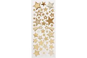 Hobby-Zubehör - Creativ Company - Stickers Gold Stars 1 Sheet - 29152