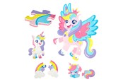 Baby Spielzeug - Toi-Toys Little Stars Foam Floor Puzzle Unicorn 36 pcs. - 72487B