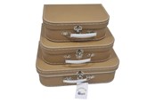 Kostüme - Playwood - Cardboard Suitcase Set Brown 3 pcs. - Sl0371
