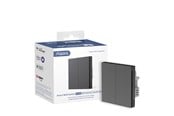 Smart-Home - Aqara Smart Wall Switch H1 Double– Grey (With Neutral) - WS-EUK04-G