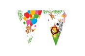 Spielzeug - Globos - Paper Bunting Jungle Balloons. 3mtr. - 93785