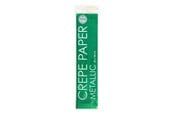 Kunst & Handwerk Ausstattung - Globos - Metallic Crepe Paper Green 50x150cm - 6363