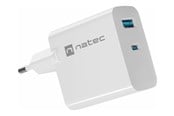 Handys - Adapter und Ladegeräte - Natec Ribera power adapter - GaN - USB 24 pin USB-C - 45 Watt - NUC-2142