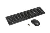 Tastaturen - iBOX Workstation Pro Kit - Tastatur & Maus Set - Nordisch - Schwarz - IKM5010W