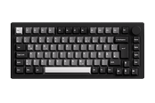 Tastaturen - Akkogear Monsgeek M1 V5 VIA Black & Silver - V3 Piano Pro ISO - Gaming Tastatur (TKL) - 75% - German/UK/Nordic - Schwarz - 6975351385462