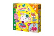 Kreativ-Spiele - SES Creative Diamond Dancers - Craft Kit to Make Paper Dancing Dolls - Decorate with 65 Diamond Stickers - S14048