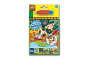 Kreativ-Spiele - SES Creative Colour with Water Safari Colouring Book - S00131