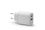 Handys - Adapter und Ladegeräte - dbramante1928 re-charge - EU Wall Charger - USB-C 30W+USB-A 18W - White - CH18EUWH7150