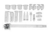 Babypflege - BabyDan Fittings for FlexiFit Metal/Ebba Safety Gate Metal whitE - 300332