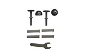 Babypflege - BabyDan Fittings for Asta/Premier/Avantgarde Safety Gates grey - 300547