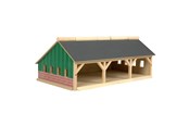 Holzspielzeug - Kids Globe Agricultural shed 3 compartments Small 1:87 - 610491