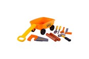 Spiele im Freien - Cavallino Toys - Cavallino Bolderkar Orange with Tools and Tree Trunks 9pcs. - 8954CN01