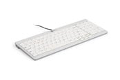 Tastaturen - Bakker Elkhuizen UltraBoard 960 V2 - keyboard compact - QWERTZ - German - dark grey light grey Input Device - Tastaturen - Deutsch - Grau *DEMO* - BNEU960V2DE