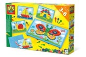 Kreativ-Spiele - SES Creative Mosaic Board with Cards - 14898