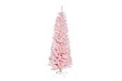 Einrichtung - NORDIC WINTER Christmas tree artificial PVC - 180 x 68 cm - "BLING" Class C - pink - 780-182