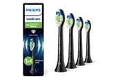 Elektrische Zahnbürsten - Philips Bürstenköpfe Sonicare Optimal White - 4 pcs - Black - HX6064/88