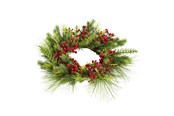 Einrichtung - NORDIC WINTER Artificial wreath Ø60 cm w/berries - 780-092